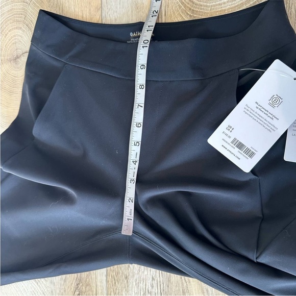 NWT Athleta Stellar Flare Trouser Black 8 - Picture 4 of 10